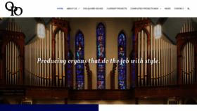 What Quimbypipeorgans.com website looked like in 2019 (4 years ago)