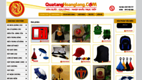 What Quatanghoanglong.com website looked like in 2019 (4 years ago)
