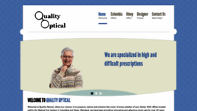 What Qualityopticalmaryland.com website looked like in 2019 (4 years ago)