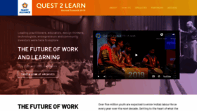What Quest2learn.net website looked like in 2019 (4 years ago)