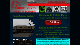 What Qcarparts.com website looked like in 2019 (4 years ago)