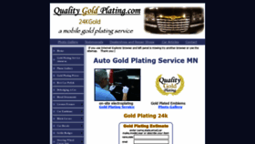 What Qualitygoldplating.com website looked like in 2019 (4 years ago)