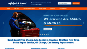 What Quicklaneinhouston.com website looked like in 2019 (4 years ago)