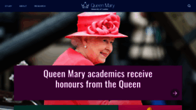 What Qmul.ac.uk website looked like in 2019 (4 years ago)