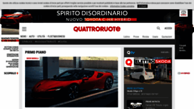 What Quattroruote.it website looked like in 2019 (4 years ago)