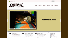 What Quickdrycleaner.com website looked like in 2020 (4 years ago)