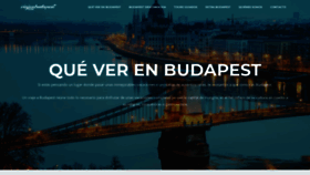 What Queverenbudapest.com website looked like in 2020 (4 years ago)
