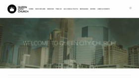 What Queencity.church website looked like in 2020 (4 years ago)