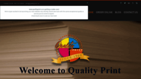 What Qualityprint.ca website looked like in 2020 (4 years ago)