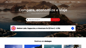 What Quantocustaviajar.com website looked like in 2020 (6 years ago)