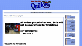 What Quillowsbyfran.com website looked like in 2020 (4 years ago)