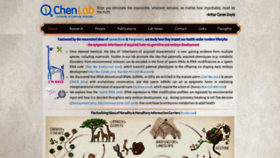 What Qichen-lab.info website looked like in 2020 (4 years ago)