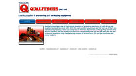 What Qualitechs.co.za website looked like in 2020 (4 years ago)