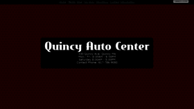 What Quincyautocenter.com website looked like in 2020 (4 years ago)