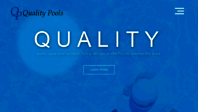 What Quality-pools.com website looked like in 2020 (4 years ago)