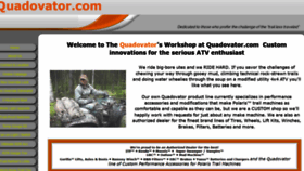 What Quadovator.com website looked like in 2020 (4 years ago)