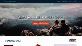 What Quizgroove.com website looked like in 2020 (5 years ago)