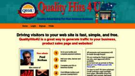 What Qualityhits4u.net website looked like in 2020 (4 years ago)