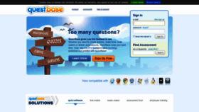 What Questbase.com website looked like in 2020 (4 years ago)
