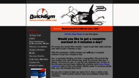 What Quickgym.com website looked like in 2020 (4 years ago)