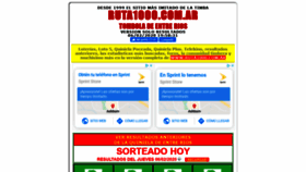 What Quinielaentrerios.ruta1000.com.ar website looked like in 2020 (4 years ago)