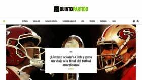 What Quintopartido.com website looked like in 2020 (4 years ago)