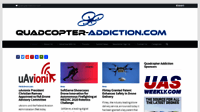 What Quadcopter-addiction.com website looked like in 2020 (4 years ago)