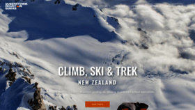 What Queenstownmountainguides.co.nz website looked like in 2020 (4 years ago)