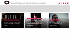 What Qmusica.tv website looked like in 2020 (4 years ago)