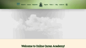 What Quran-edu.com website looked like in 2020 (4 years ago)