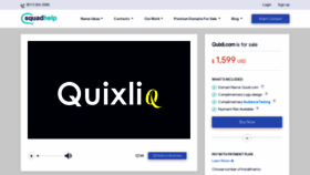 What Quixli.com website looked like in 2020 (4 years ago)
