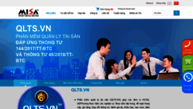 What Qlts.vn website looked like in 2020 (4 years ago)