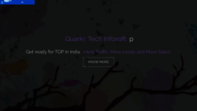 What Quarkstech.in website looked like in 2020 (4 years ago)