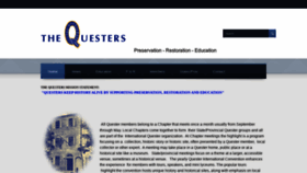 What Questers1944.org website looked like in 2020 (4 years ago)
