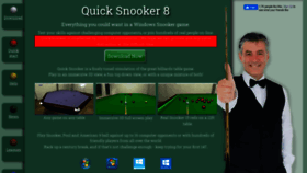 What Quicksnooker.com website looked like in 2020 (4 years ago)