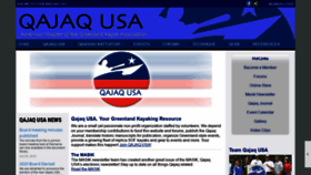 What Qajaqusa.org website looked like in 2020 (4 years ago)