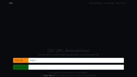 What Qik.cc website looked like in 2020 (4 years ago)