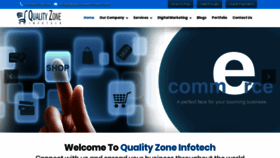 What Qualityzoneinfotech.com website looked like in 2020 (4 years ago)