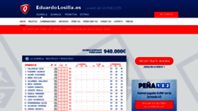 What Quinielista.com website looked like in 2020 (4 years ago)