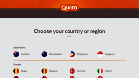 What Quorn.com website looked like in 2020 (4 years ago)