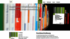What Qualitativeinhaltsanalyse.de website looked like in 2020 (4 years ago)