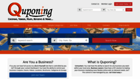 What Quponing.com website looked like in 2020 (4 years ago)