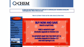 What Q-chem.com website looked like in 2020 (3 years ago)