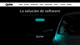 What Quiter.com website looked like in 2020 (3 years ago)