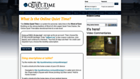 What Quiettimediary.com website looked like in 2020 (3 years ago)