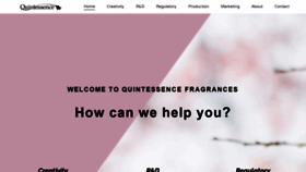 What Quintessencefragrances.com website looked like in 2020 (3 years ago)