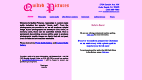 What Quiltedpictures.com website looked like in 2020 (4 years ago)
