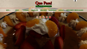 What Quepasamexicanrestaurant.com website looked like in 2020 (4 years ago)
