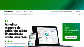 What Quickbooks.com.br website looked like in 2020 (3 years ago)