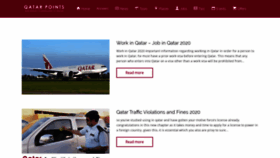 What Qatarpoints.com website looked like in 2020 (3 years ago)